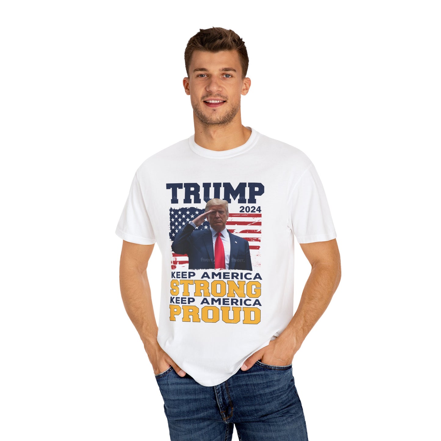 Keep America Strong & Proud, Trump 2024 T-Shirt