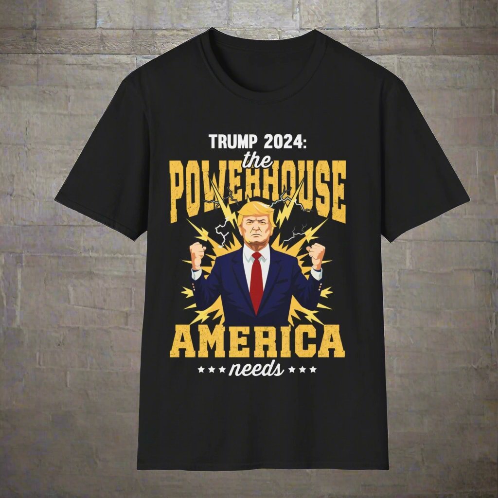 Patriot American, Power house Trump 2024 T-Shirt