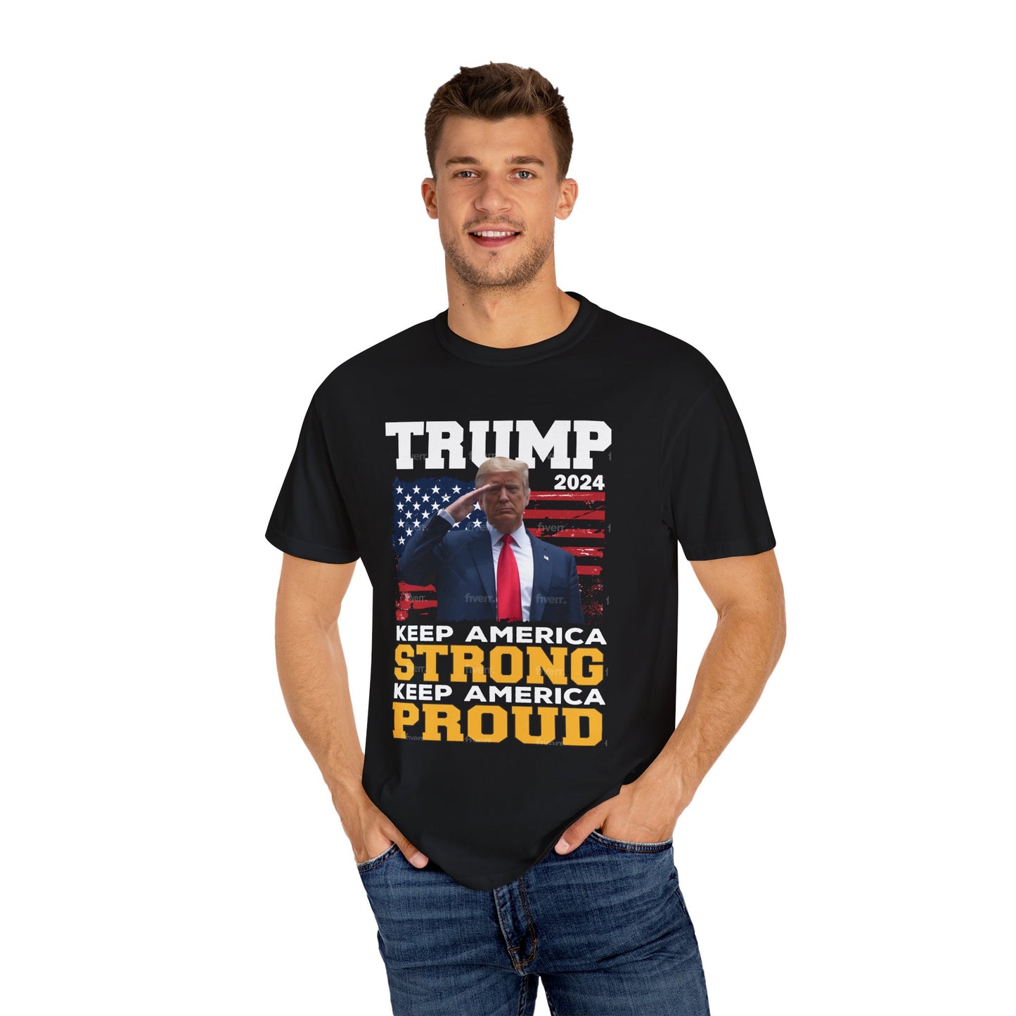 Keep America Strong & Proud, Trump 2024 T-Shirt