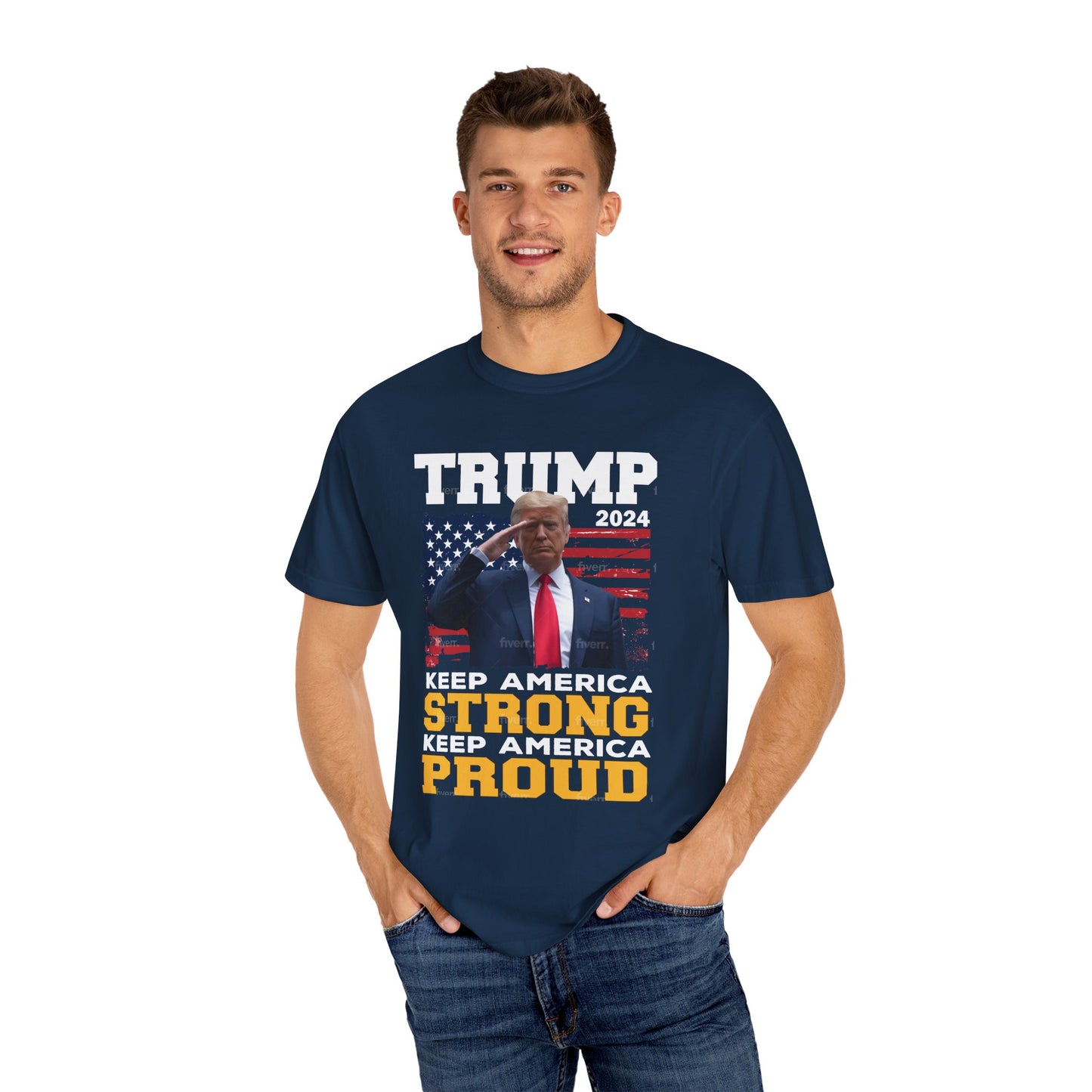 Keep America Strong & Proud, Trump 2024 T-Shirt