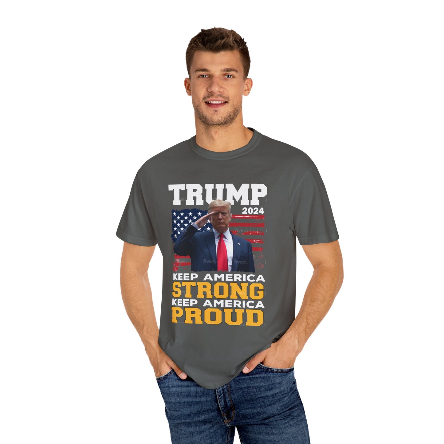 Keep America Strong & Proud, Trump 2024 T-Shirt
