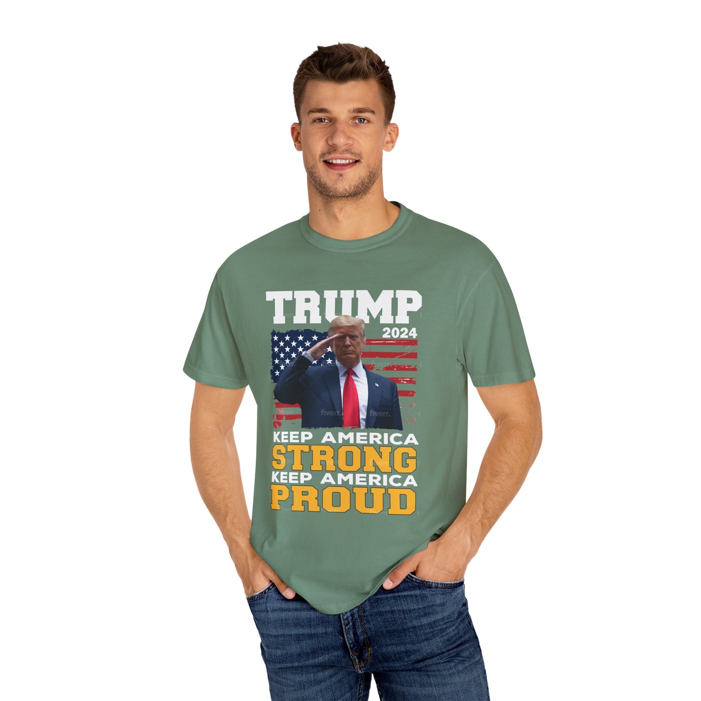 Keep America Strong & Proud, Trump 2024 T-Shirt