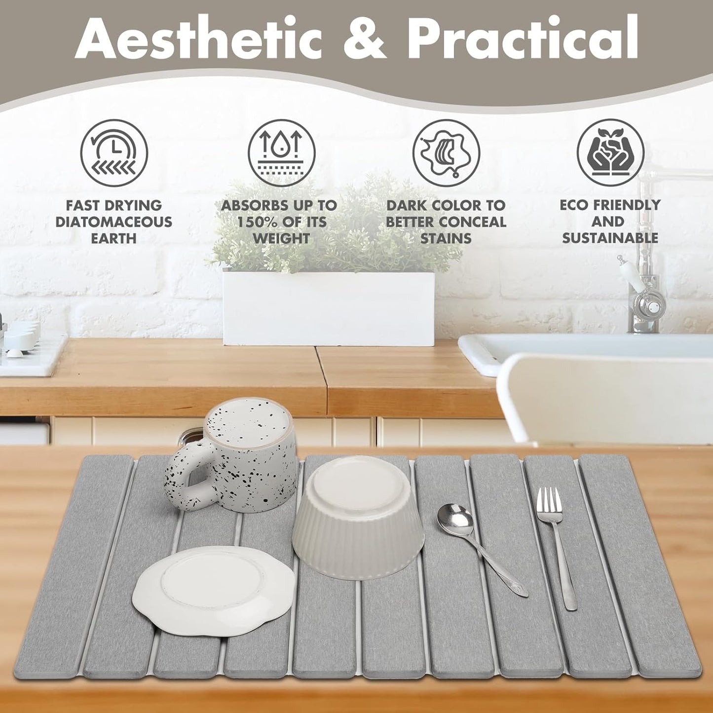Eco-Friendly Instant Drying Stone Mat™