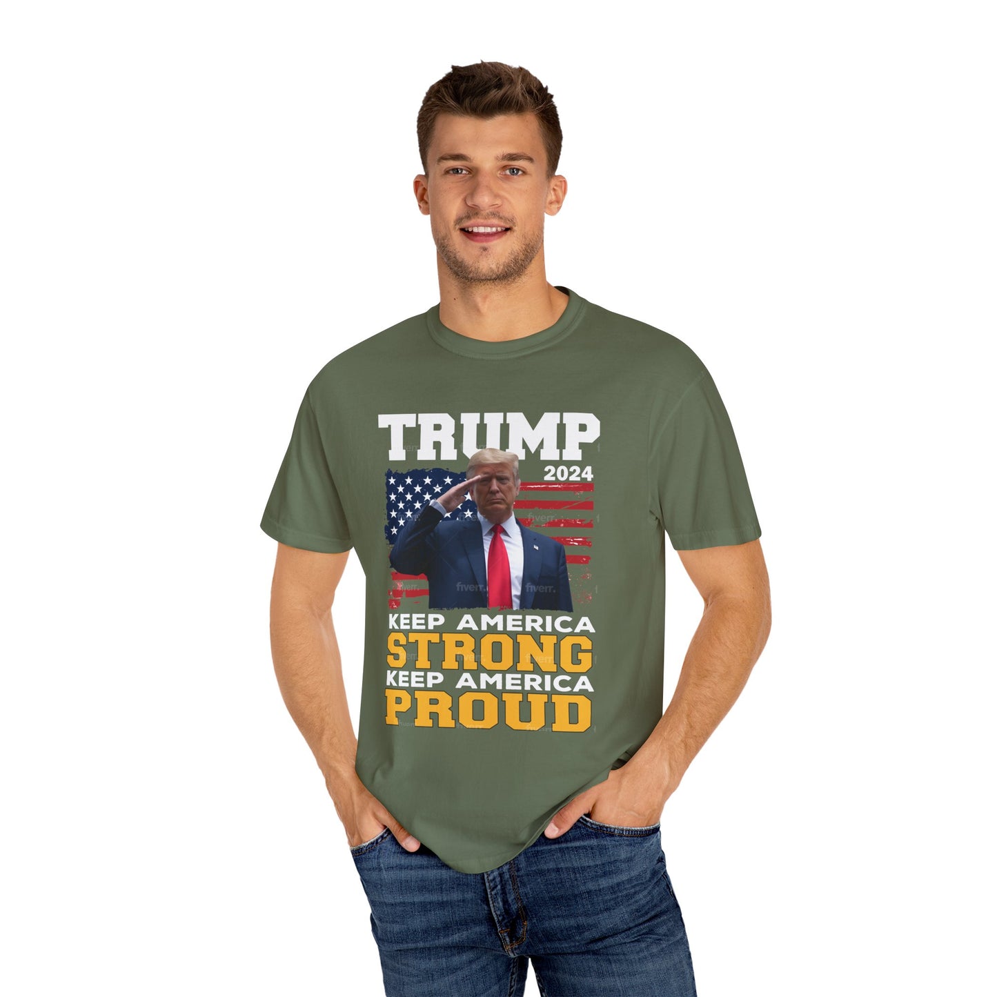 Keep America Strong & Proud, Trump 2024 T-Shirt