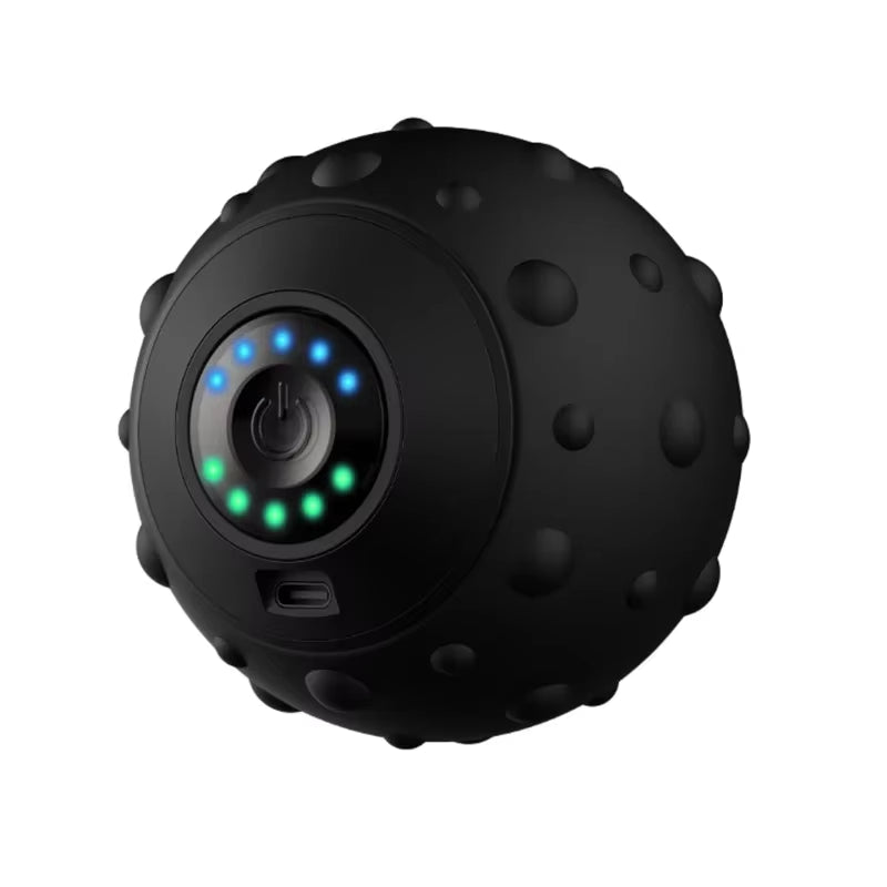 5 Speed High Intensity Vibrating Massage Ball for Muscle and Plantar Fasciitis Pain Relief Yoga Fitness Electric Massage Roller