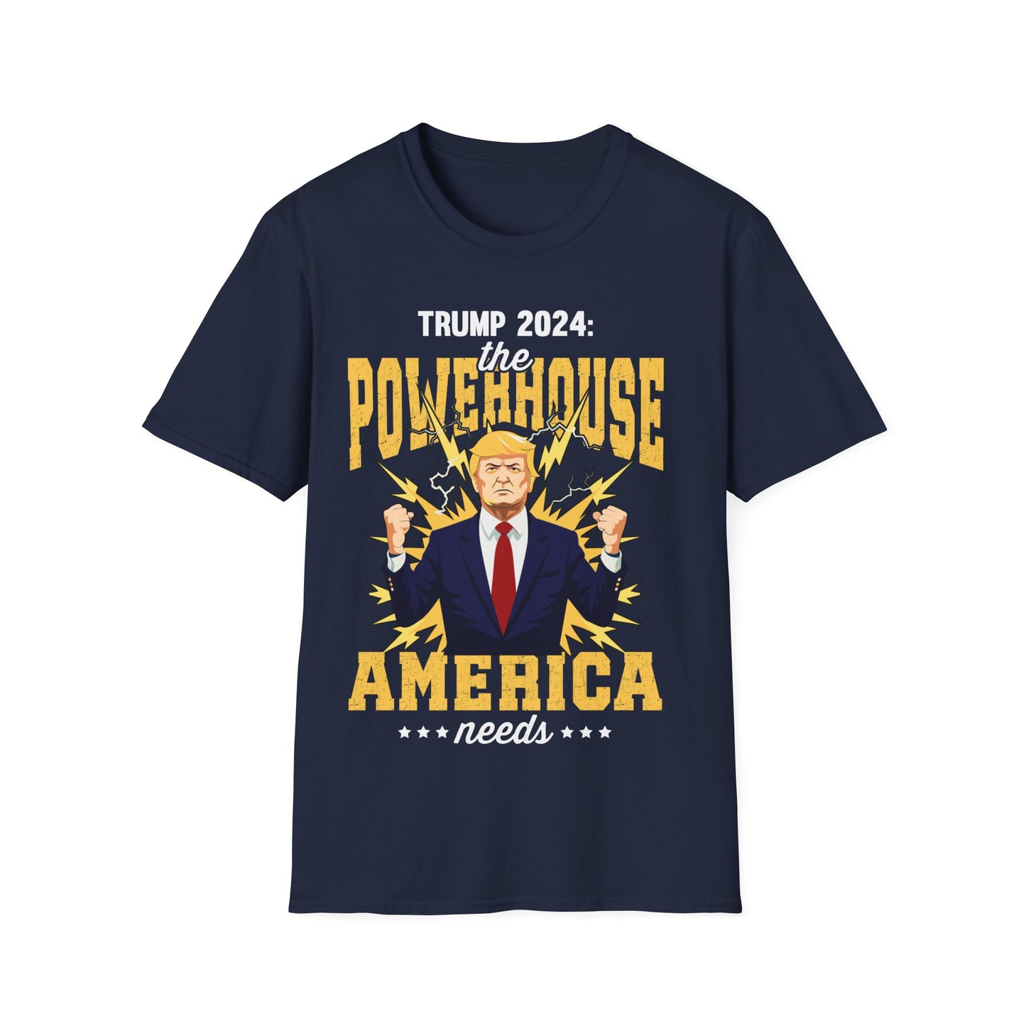 Patriot American, Power house Trump 2024 T-Shirt