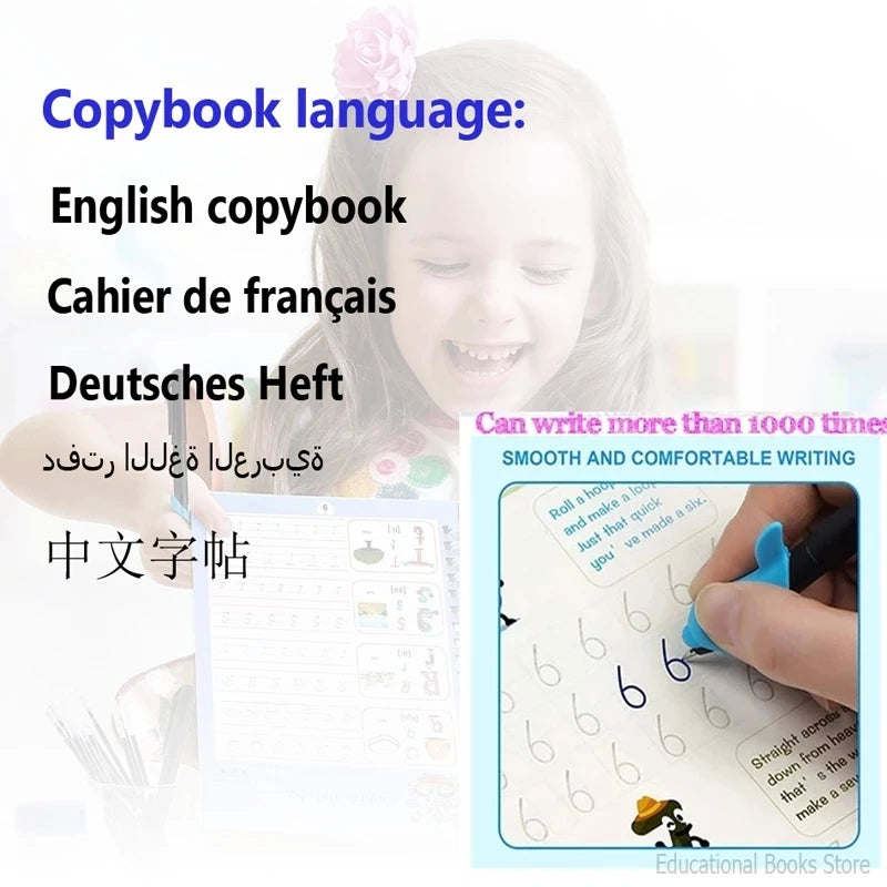 Unlock Your Child's Writing Potential with Our Magic Copybook - Free Shipping on All Orders!