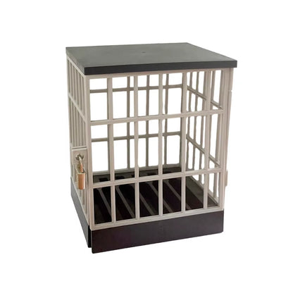 Mobile Phone Jail Cell Prison Lock up Safe Smartphone Home Table Gadget Quality Storage Box Locking Cage Party Storage