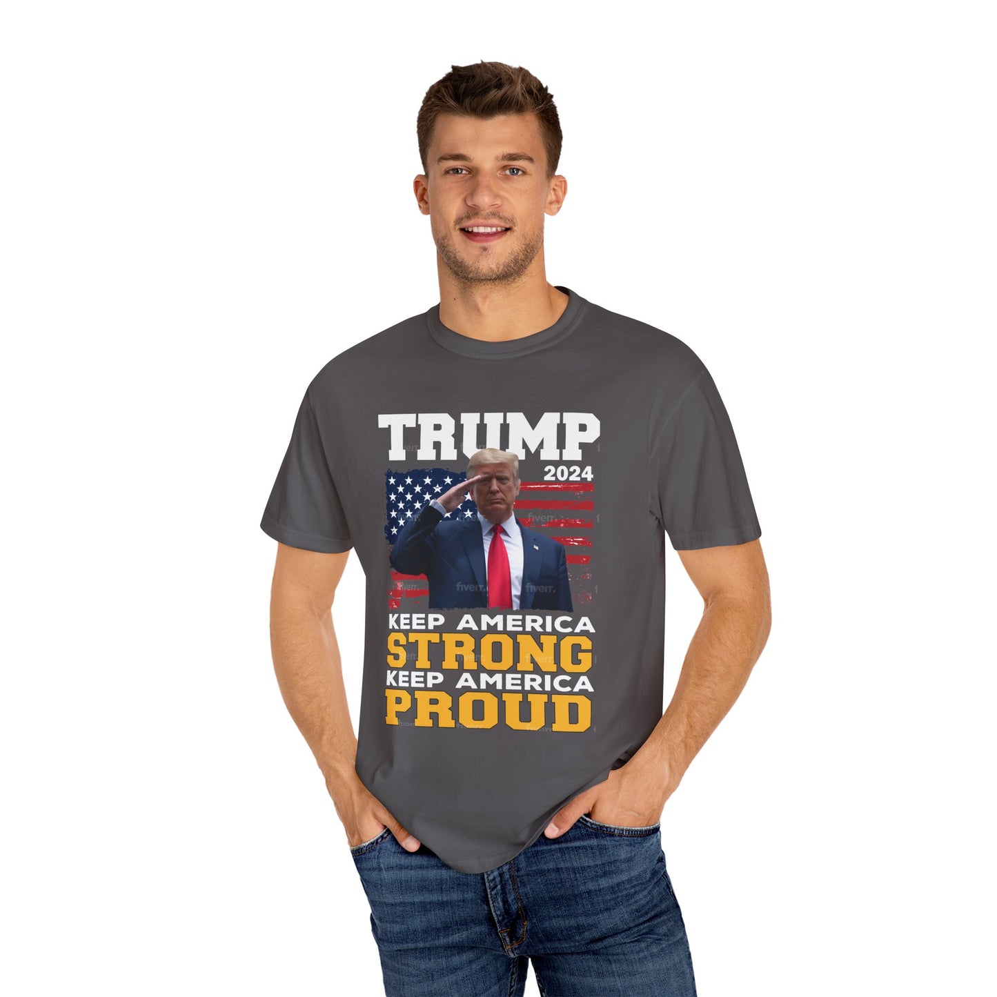 Keep America Strong & Proud, Trump 2024 T-Shirt