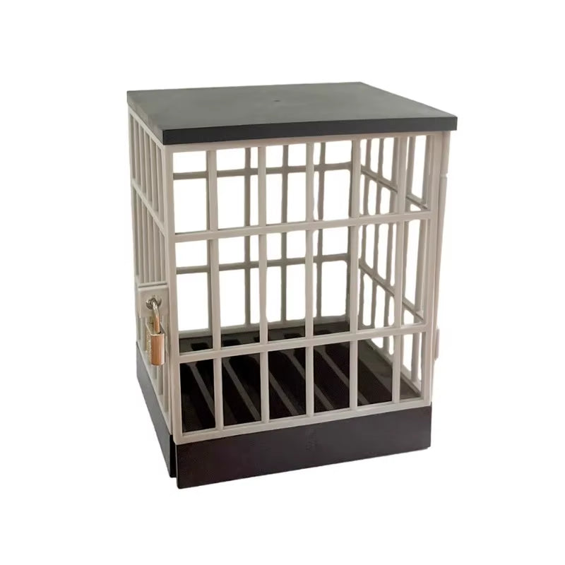 Mobile Phone Jail Cell Prison Lock up Safe Smartphone Home Table Gadget Quality Storage Box Locking Cage Party Storage