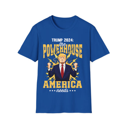 Patriot American, Power house Trump 2024 T-Shirt
