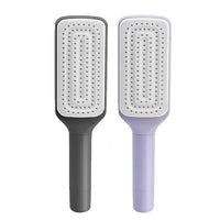 1/2Pcs Self-Cleaning Massage Brush Telescopic Comb One-Key Cleaning Hair Loss Airbag Scalp Massage Comb with Retractable Bristle