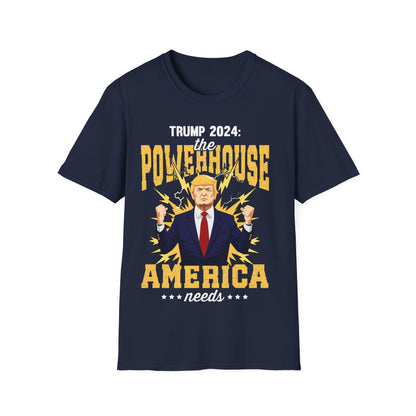 Patriot American, Power house Trump 2024 T-Shirt
