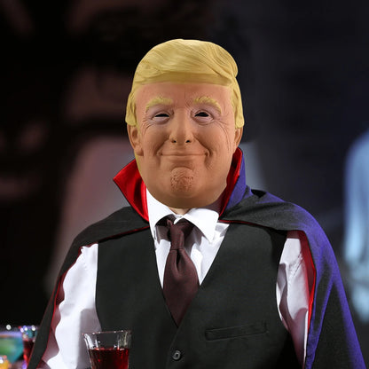 Trump Latex Full Head Face Human Mask for Mask Festival Halloween Easter Costume Party Donald Trump Presidential Cosplay Fans