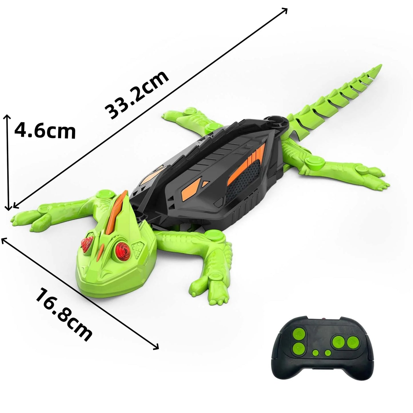 Wall Crawler Gecko Toy | LED RC Fun Toy For Indoors