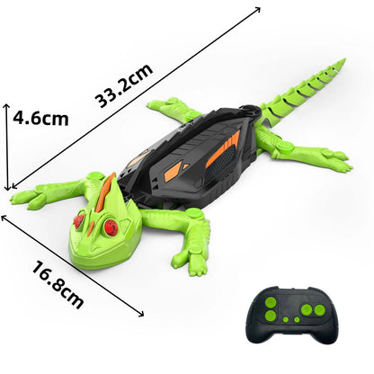 Wall Crawler Gecko Toy | LED RC Fun Toy For Indoors