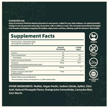 Stree Sutraa Feminine Harmony Gummies Ph Balance ™