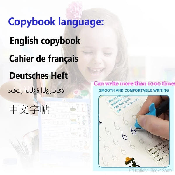 Unlock Your Child's Writing Potential with Our Magic Copybook - Free Shipping on All Orders!