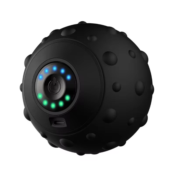 5 Speed High Intensity Vibrating Massage Ball for Muscle and Plantar Fasciitis Pain Relief Yoga Fitness Electric Massage Roller