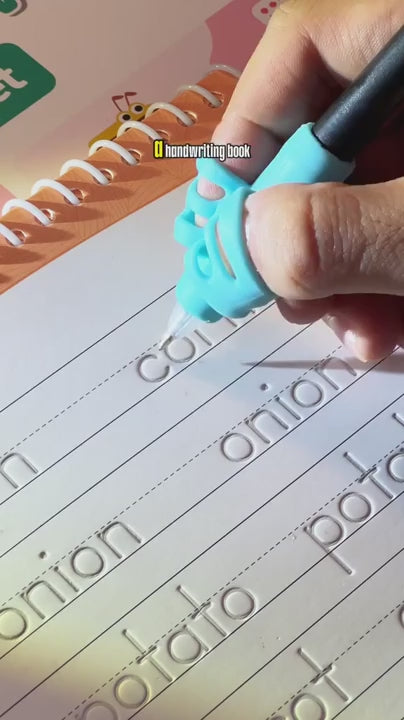 Magic Groove Reusable Handwriting Practice Copybook Set video