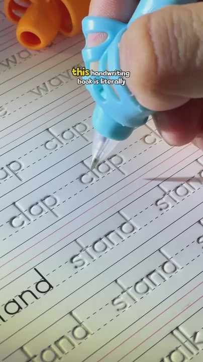 Magic Groove Reusable Handwriting Practice Copybook Set video